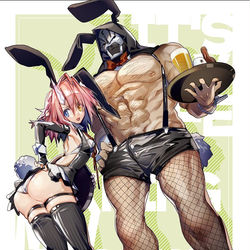 This is a pixiv picture whose title is 歴代バニーの日.
