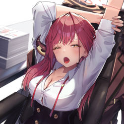 This is a pixiv picture whose title is 【二次創作】アル社長.