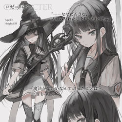 This is a pixiv picture whose title is ロゼさん　設定画.