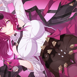 This is a pixiv picture whose title is 卡芙卡.
