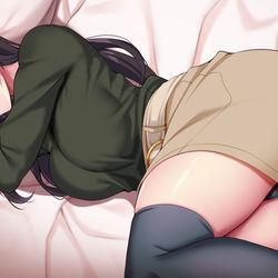 This is a pixiv picture whose title is 女子大生シリーズ④-3.