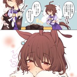 This is a pixiv picture whose title is タキオン🧥.
