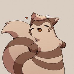 This is a pixiv picture whose title is なでなでオオタチ.