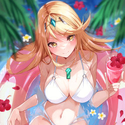 This is a pixiv picture whose title is バカンスなヒカリちゃん.