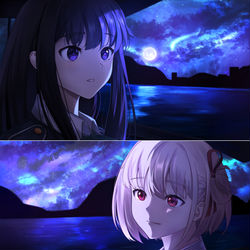 This is a pixiv picture whose title is Under the stars.
