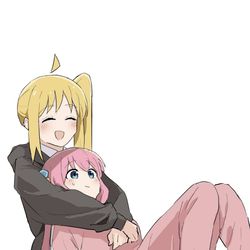 This is a pixiv picture whose title is 後輩を可愛がる先輩.
