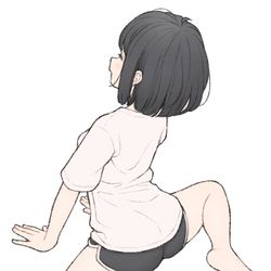 This is a pixiv picture whose title is ストレッチ.