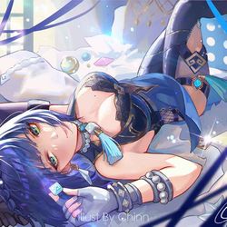 This is a pixiv picture whose title is Yelan.