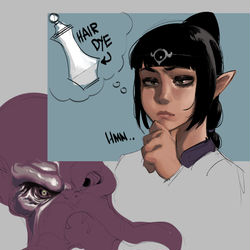 This is a pixiv picture whose title is Color Practice.