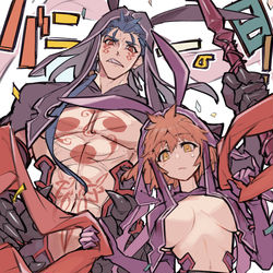 This is a pixiv picture whose title is バニーの日のオルタニキと女体化投影魔術.