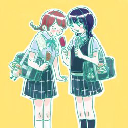 This is a pixiv picture whose title is あついねぇーーッッ🍨.