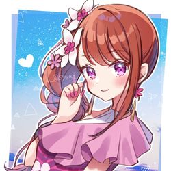 This is a pixiv picture whose title is 夏あげはちゃん.