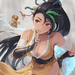 This is a pixiv picture whose title is 迅雷.