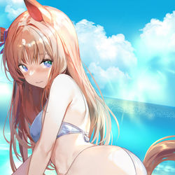 This is a pixiv picture whose title is 水着グラス.