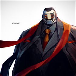 This is a pixiv picture whose title is カイザーPMC理事.