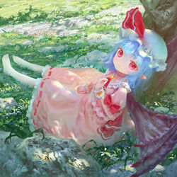 This is a pixiv picture whose title is Remilia Scarlet.