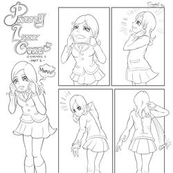This is a pixiv picture whose title is Pretty Latex Cure - pt. 4.