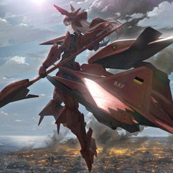 This is a pixiv picture whose title is ADA-01A アドラー【ADLER】 (SDBM搭載機).