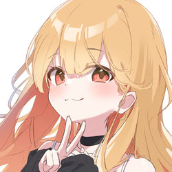 This is a pixiv picture whose title is V.