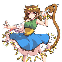 This is a pixiv picture whose title is 孫美天立ち絵 表情差分.
