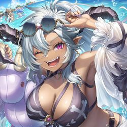 This is a pixiv picture whose title is 水着フェディエル.