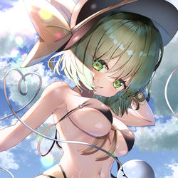 This is a pixiv picture whose title is 水着こいしちゃん.