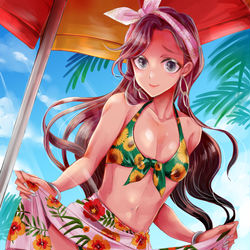 This is a pixiv picture whose title is 「…お、男なんだよね～…」.