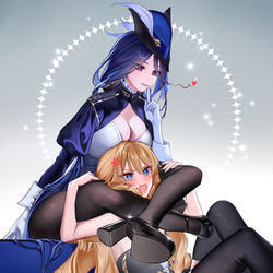 This is a pixiv picture whose title is You are under arrest 💙.