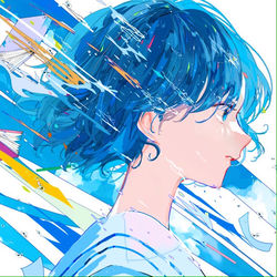 This is a pixiv picture whose title is 流声.