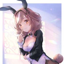 This is a pixiv picture whose title is いたずら好きバニーマチタン.