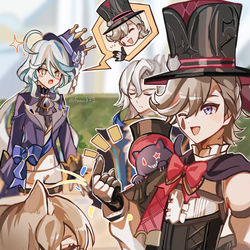 This is a pixiv picture whose title is フォンテーヌのこんな日常.