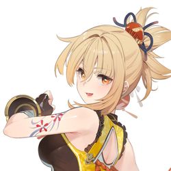 This is a pixiv picture whose title is 宵宮.