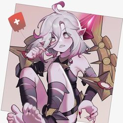 This is a pixiv picture whose title is 🥵.