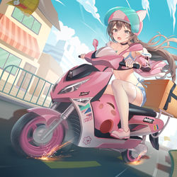 This is a pixiv picture whose title is 日常 外卖中.