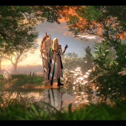 This is a pixiv picture whose title is 浸池苏生.