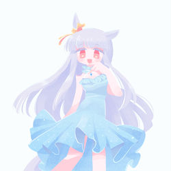 This is a pixiv picture whose title is みずいろちゃん.