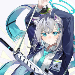 This is a pixiv picture whose title is シロコ.