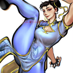 This is a pixiv picture whose title is 春麗.