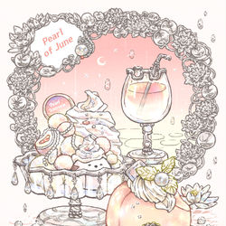 This is a pixiv picture whose title is 6月の真珠.