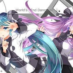 This is a pixiv picture whose title is 《ワールズエンドダンスホール》.