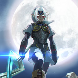 This is a pixiv picture whose title is 鬼神装備.