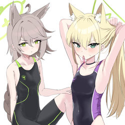 This is a pixiv picture whose title is FOX小隊水着訓練２.