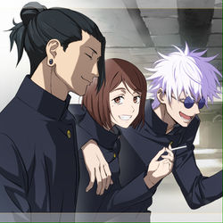 This is a pixiv picture whose title is 同期.