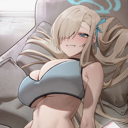 This is a pixiv picture whose title is アスナ.