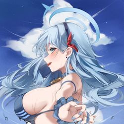 This is a pixiv picture whose title is アコ♡.