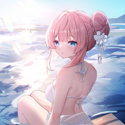 This is a pixiv picture whose title is みもり.