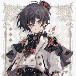 This is a pixiv picture whose title is Spade ♠︎ 🂡🂠.