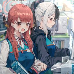 This is a pixiv picture whose title is ブルアカ.