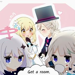 This is a pixiv picture whose title is リネ蛍/lynlumi - Lovey-dovey.