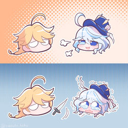 This is a pixiv picture whose title is 神との戦いなら、経験はある….